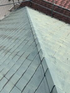 横浜市港北区にて屋根修理〈スレート屋根をディプロマットにてカバー工法〉施工前